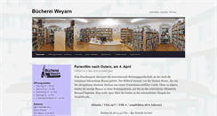 Desktop Screenshot of buecherei-weyarn.de